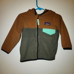 Patagonia Baby Micro D Snap-T fleece jacket size 12-18 months